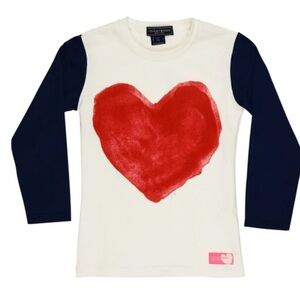 ToobyDoo Long Sleeve Heart Tee